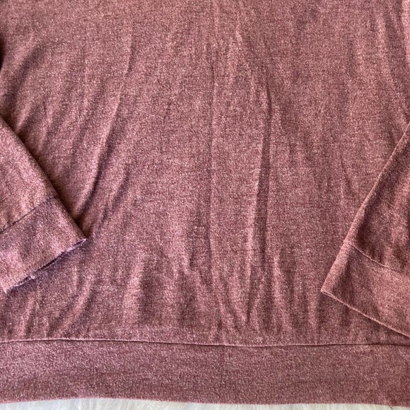 Forever 21 Sweater Womens Sz Large Red Knit Long Sleeve Top Classic Crew Neck - Picture 4 of 8